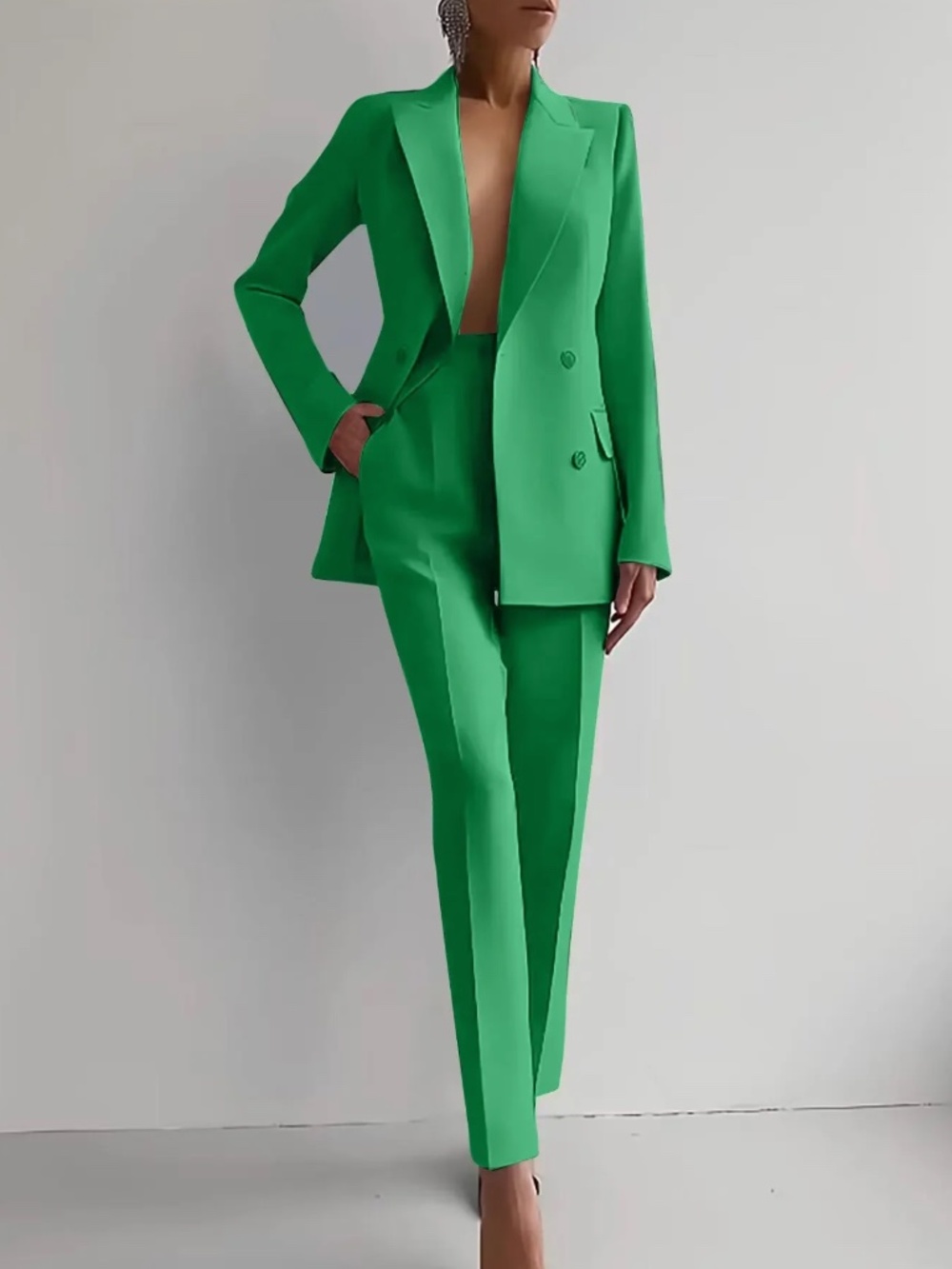The Mulia - ANKLE Length - Size 6 Green - Ships in 48 hours